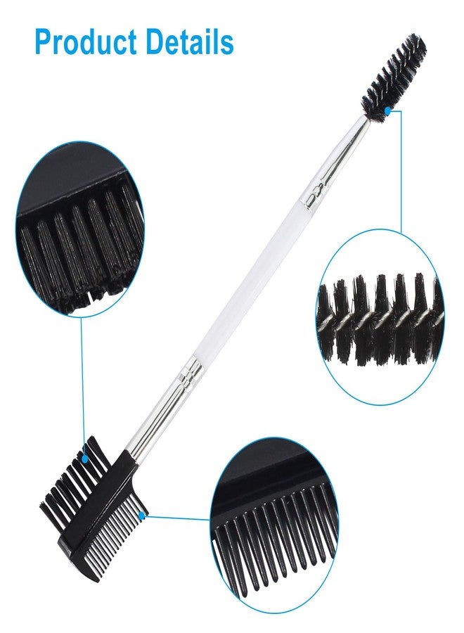 Coufce 2PCS Dog Tear Stain Remover Comb, Double-Head Dog Eye Brush Cleaning Grooming Tool for Small Dogs and Cats,White - Image 3